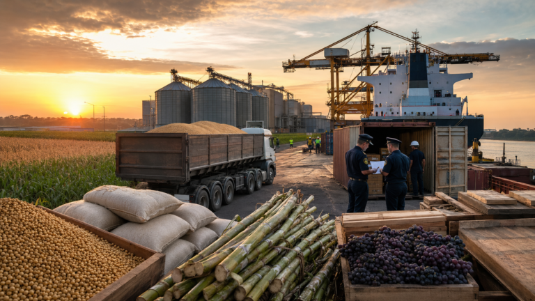 Tarifa dos EUA acende alerta no agro brasileiro e ameaça bilhões em exportações